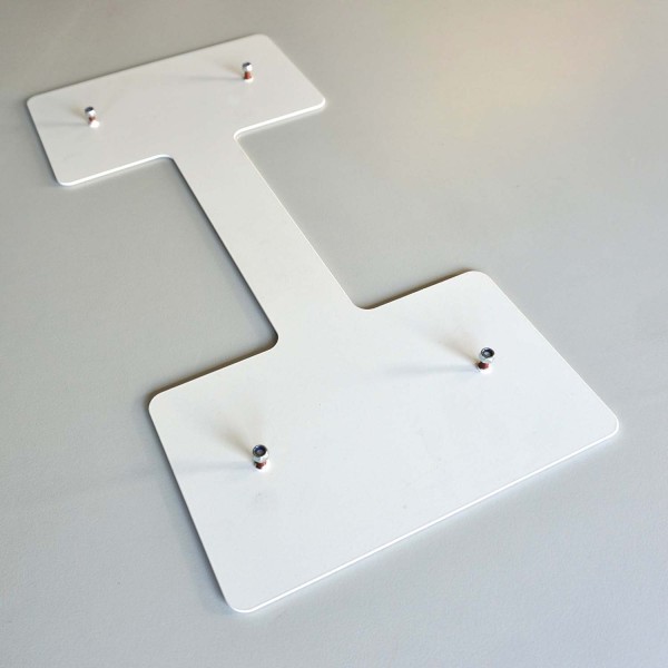 Installationsplatte weiß
